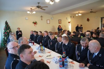 Spotkanie opłatkowe strażak&oacute;w w Niwiskach